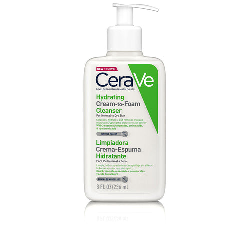 CeraVe Limpiador Crema-Espuma Hidratante – 236 ml