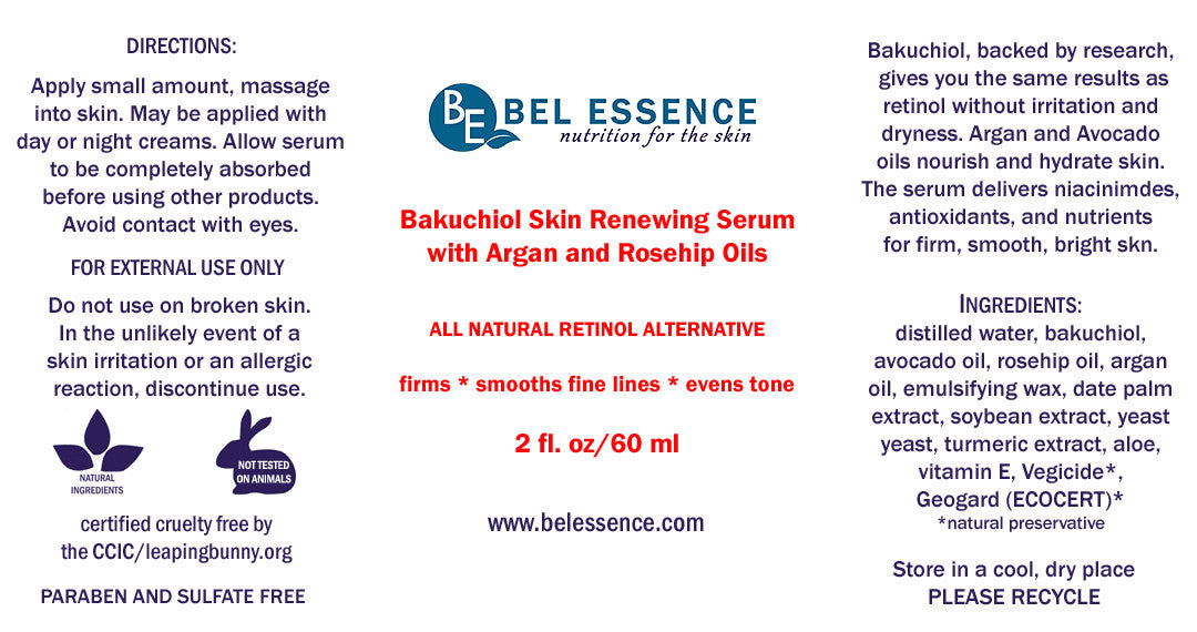 Bakuchiol Natural Retinol Serum With Argan, Avocado and Rosehip Oils - Reduce Wrinkles, Firm Skin, Youthful Glow  - 2 oz-3